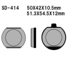 VESRAH KLOCKI HAMULCOWE KH33 PÓŁMETALICZNE KAWASAKI Z400/650/750/1000