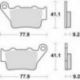 TRW Lucas, brzdové desky KH208 Sinter Street Aprilia PEGASO 650 01-10, ETV 1200 CAPONORD 13-17, Honda NX 650 DOMINATOR 95-01,