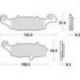 TRW Lucas, brzdové desky KH229 Sinter Street Kawasaki ER5 01-06, ER6 06-16, VERSYS 650 07-09, KLR 650 95-04, Z 750 04-06, ZR7
