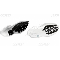 UFO OSŁONY RĄK (HANDBARY) FLAME SUZUKI RMZ 250/450 '12-'17 KOLOR BIAŁY/CZARNY (Z MOCOWANIAMI) - PROMOCJA - STD CENA 149