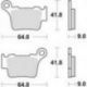 TRW Lucas, brzdové desky KH368 Sinter Offroad, (Racing) BMW G 450 X / SMR 08-11, KTM EXC / SX 125 04-16, EXC / SX 250 03-17,