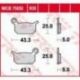 TRW Lucas, brzdové desky KH325 Sinter Offroad, KTM SXE -5 ELECTRIC 19- SX 50 09-, SX 65 04-08, Husqvarna EE-5 19-, CR 50 06-, S