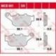 TRW Lucas, brzdové desky KH496 Organic, Honda CBF 500 / CB500 X / CBR500 13-, CB 650 F / CBR 600 14-, NC 750 14-, Kawasaki VERS