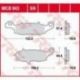 TRW Lucas, brzdové desky KH231/2 Sinter Street Kawasaki VN 900 06-17, VN 1500 98-03, VN 1600 03-08, VN 1700 09-17, VN 2000 04-