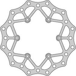 DELTA BRAKING TARCZA HAMULCOWA TYŁ YAMAHA YZ 125 '02-21