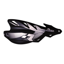 RACETECH OSŁONY RĄK (HANDBARY) RAPTOR KOLOR CZARNY (Z MOCOWANIAMI NA KIEROWNICĘ 22