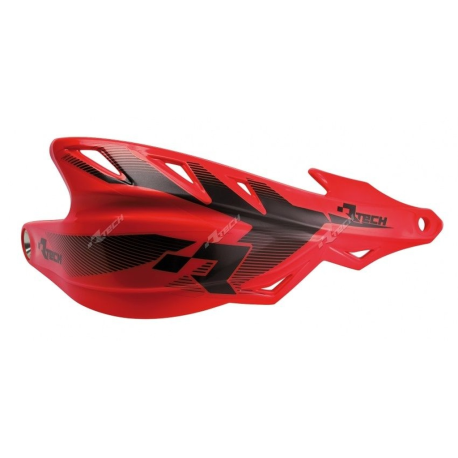 RACETECH OSŁONY RĄK (HANDBARY) RAPTOR KOLOR CZERWONY (Z MOCOWANIAMI NA KIEROWNICĘ 22