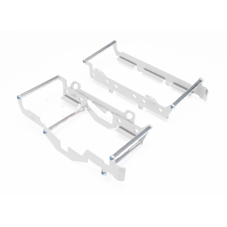 CROSSPRO OSŁONY CHŁODNICY ALUMINIOWE MODEL LIGHT (DO MOTOCYKLA Z WENTYLATOREM) KTM EXC '17-'18