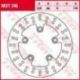 TRW Lucas, zadní brzdový kotouč, Suzuki GSXR 600 / 750 96-18, SV 650 03-10, GSXR 1000 01-16, SV 1000 03-08, TL 1000 97-01