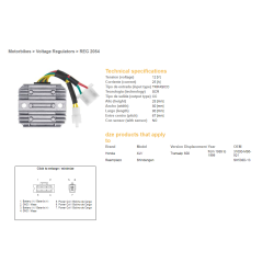 DZE REGULATOR NAPIĘCIA HONDA XL 600 V TRANSALP 91-99 (SH 538D-13