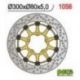 NG, přední brzdový kotouč, Kawasaki ER6 F/N, ZX 10R 04-15, ZX6R 05-16, KLE 650 VERSYS 07-15, Z 750 (300X80X5mm) (5X10,mm) plovou