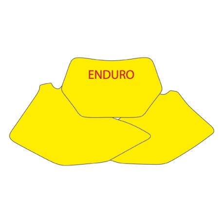 BLACKBIRD KOMPLET NAKLEJEK (OKLEIN) POD NUMERY STARTOWE YAMAHA WR 250F '07-'14