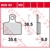 TRW LUCAS ZF KLOCKI HAMULCOWE KH351 ORGANIC GAS GAS TXT 125/200/250/280/300 '04-'11
