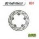 NG, zadní brzdový kotouč, Suzuki AN 250 98-03, AN 400 98-02 (210x109x5) (5X10,5mm)