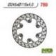 NG, zadní brzdový kotouč, Yamaha YZ 125/250 (02-18) YZF/WRF (02-18) Suzuki RM 125/250 '88-'12 (245X115X4)(6X6,5mm)
