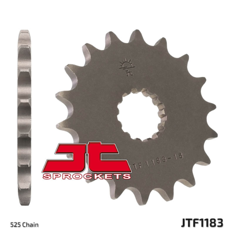 JT ZĘBATKA PRZEDNIA 2130 18 TRIUMPH 800/865 BONEVILLE '03-'12 (JTF1183.18) (ŁAŃC. 525)