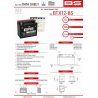 BS AKUMULATOR BTX12-BS (YTX12-BS) 12V 10AH 152X88X131 BEZOBSŁUGOWY - ELEKTROLIT OSOBNO (180A) (4) UE2019/1148