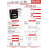 BS AKUMULATOR BTX7L-BS (YTX7L-BS) 12V 6AH 144X71X131 BEZOBSŁUGOWY - ELEKTROLIT OSOBNO (85A) (6) UE2019/1148