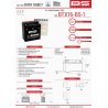 BS AKUMULATOR BTX16-BS1 (YTX16-BS-1) 12V 14AH 152X88X161 BEZOBSŁUGOWY - ELEKTROLIT OSOBNO (230A) (4) UE2019/1148