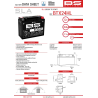 BS AKUMULATOR BTX24HL (FA) (YTX24HL-BS) 12V 21AH 205X87X162 BEZOBSŁUGOWY - ZALANY (350A) (4)