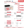 BS AKUMULATOR BB5L-B (YB5L-B) (12N5-3B) 12V 5AH 120X60X130 Z ELEKTROLITEM OSOBNO - KONWENCJONALNY (65A) (6) UE2019/1148