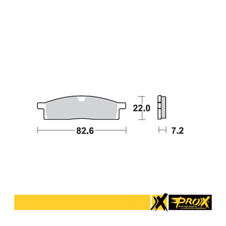 PROX KLOCKI HAMULCOWE KH119 YAMAHA YZ 80/85 '93-19