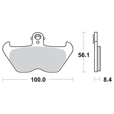 SBS KLOCKI HAMULCOWE KH407 / KH246 STREET EXCEL SINTER KOLOR ZŁOTY PASUJE DO: BMW K1200
