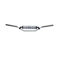 RENTHAL KIEROWNICA 7/8 CALA (22MM) MX MINI HANDLEBAR SILVER/GREY KAWASAKI KX 65 02-16 PADDED KOLOR SREBRNY/SZARY Z GĄBKA