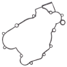 WINDEROSA (VERTEX) USZCZELKA POKRYWY SPRZĘGŁA KTM SX 105 06-11