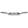 RENTHAL KIEROWNICA 7/8 CALA (22MM) MX HANDLEBAR SILVER/GREY VILLOPOTO / STEWART PADDED KOLOR SREBRNY/SZARY Z GĄBKĄ