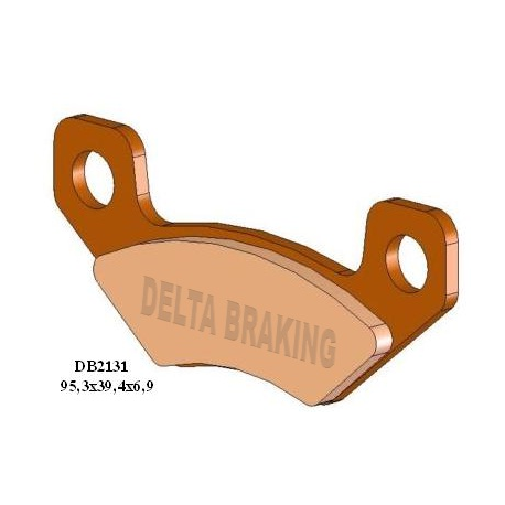 DELTA BRAKING KLOCKI HAMULCOWE KH398 CAN-AM DS 450 '08-'14 TYŁ - ZASTĘPUJĄ DB2131MX-D ORAZ DB2131QD-D