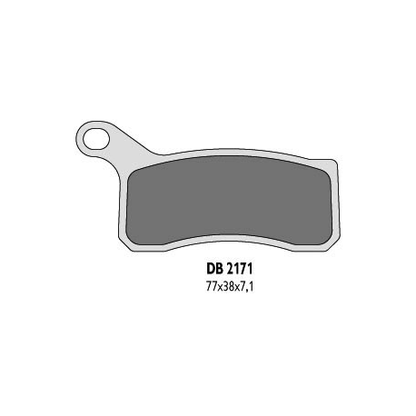 DELTA BRAKING KLOCKI HAMULCOWE KH462 KTM QUAD - ZASTĘPUJĄ DB2171MX-D ORAZ DB2171QD-D
