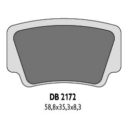 DELTA BRAKING KLOCKI HAMULCOWE KH463 KTM QUAD - ZASTĘPUJĄ DB2172MX-D ORAZ DB2172QD-D
