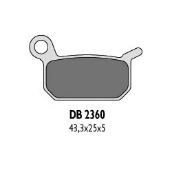 DELTA BRAKING KLOCKI HAMULCOWE KH325 KTM 50/60 TYŁ - ZASTĘPUJĄ DB2360MX-N