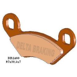 DELTA BRAKING KLOCKI HAMULCOWE KH159 POLARIS - ZASTĘPUJĄ DB2460MX-D ORAZ DB2460QD-D