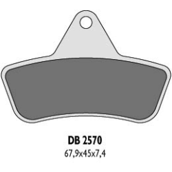 DELTA BRAKING KLOCKI HAMULCOWE KH271 ARCTIC CAT`96-04 (F+R) - ZASTĘPUJĄ DB2570MX-D ORAZ DB2570QD-D