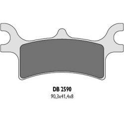 DELTA BRAKING KLOCKI HAMULCOWE KH314 POLARIS TYŁ - ZASTĘPUJĄ DB2590MX-D ORAZ DB2590QD-D