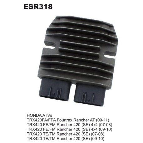 ELECTROSPORT REGULATOR NAPIĘCIA HONDA TRX 420 FOURTRAX RANCHER 07-13