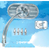 FAR LUSTERKO UNIWERSALNE ALUMINIOWE