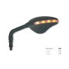 FAR LUSTERKO LEWE UNIWERSALNE Z KIERUNKOWSKAZEM LED (KOLOR CZARNY) M10X1