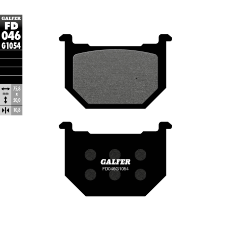 GALFER KLOCKI HAMULCOWE KH51 SUZUKI GN/GS/GSX PRZÓD