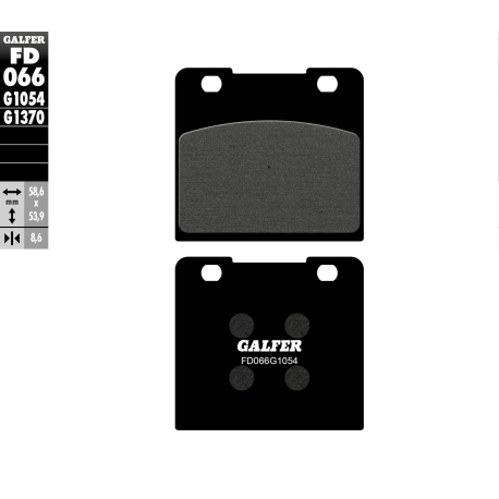 GALFER KLOCKI HAMULCOWE KH103 SUZUKI