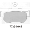 GALFER KLOCKI HAMULCOWE KH106/2 PÓŁMETALICZNE SUZUKI (GRUBOŚĆ 9