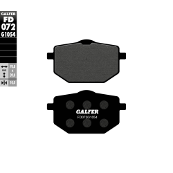 GALFER KLOCKI HAMULCOWE KH118 PÓŁMETALICZNE YAMAHA XT600 '87-'88