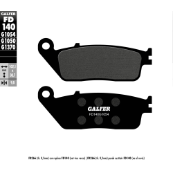 GALFER KLOCKI HAMULCOWE KH196