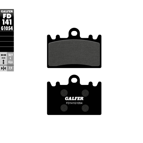 GALFER KLOCKI HAMULCOWE KH180 KAWASAKI ZXR 400 PRZÓD
