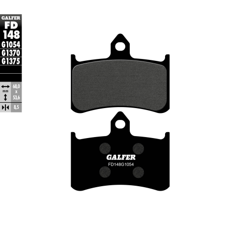 GALFER KLOCKI HAMULCOWE KH187