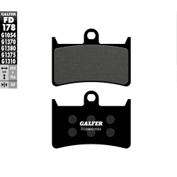 GALFER KLOCKI HAMULCOWE KH252 / KH380 PRZÓD
