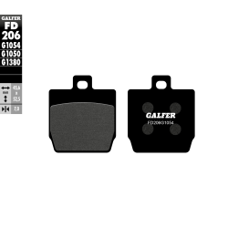GALFER KLOCKI HAMULCOWE KH268