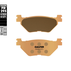 GALFER KLOCKI HAMULCOWE KH319/2 SPIEK METALICZNY (ZŁOTE) STREET TYŁ ( YAMAHA FJR/TDM900/XTZ1200/XVS950/XVS1300/XV1700 )